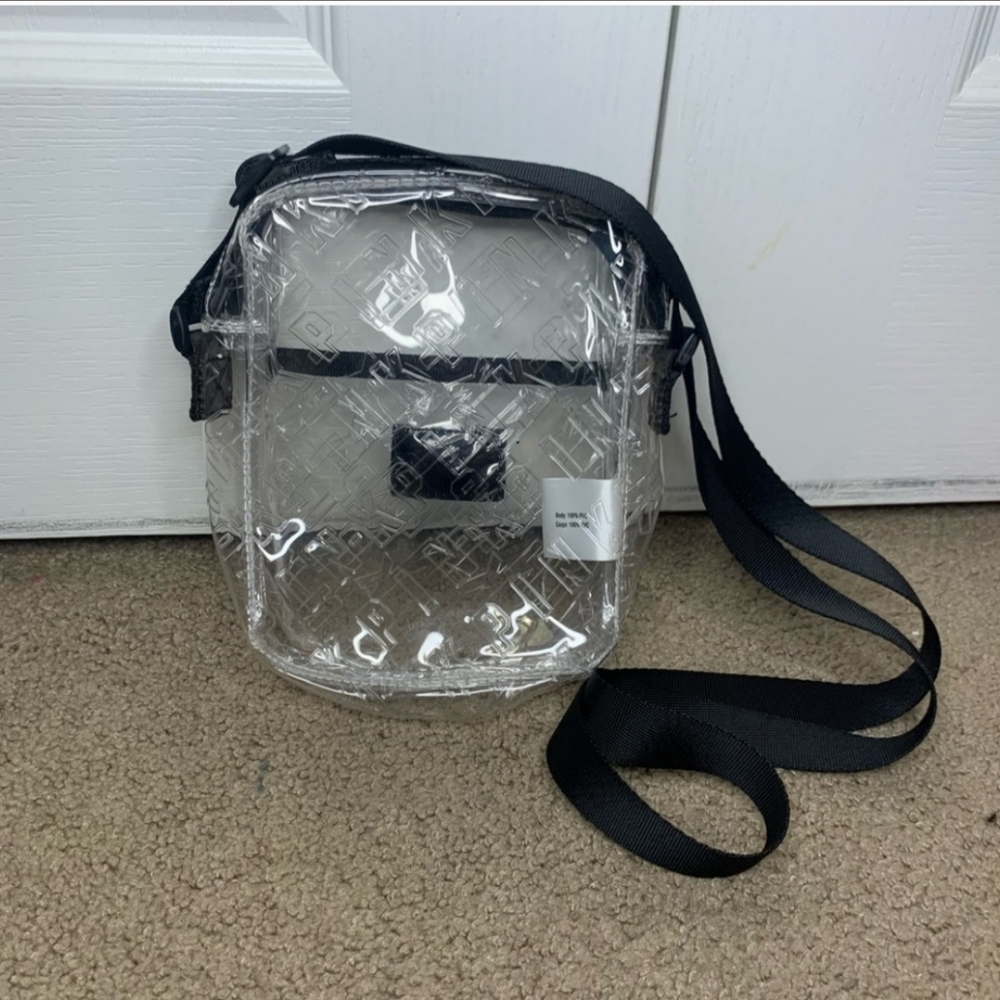PINK clear crossbody